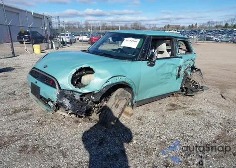 2025 Mini Hardtop Cooper S из США, поврежденный, VIN WMW23GD04S2W69945